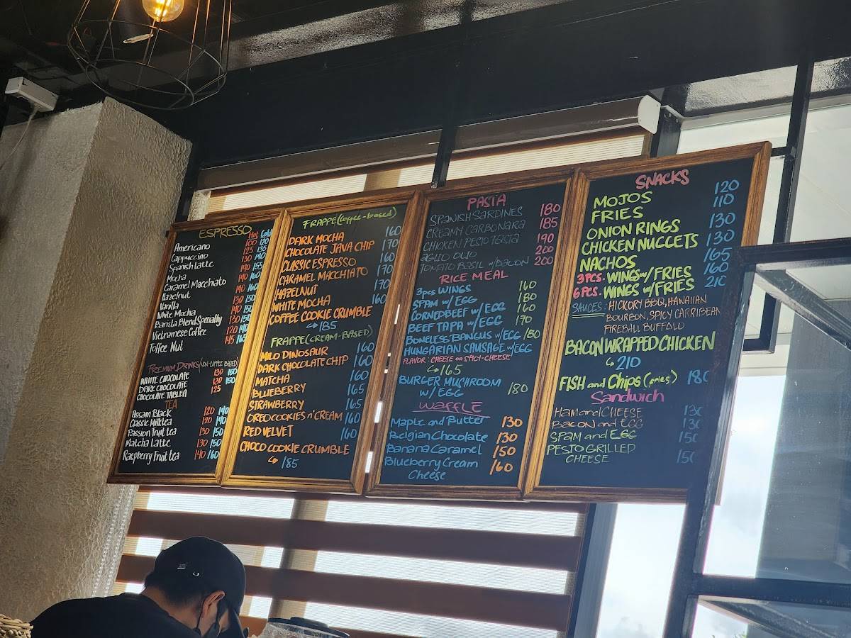 Carta de Kura Cafe Manggahan, General Trias, General Trias