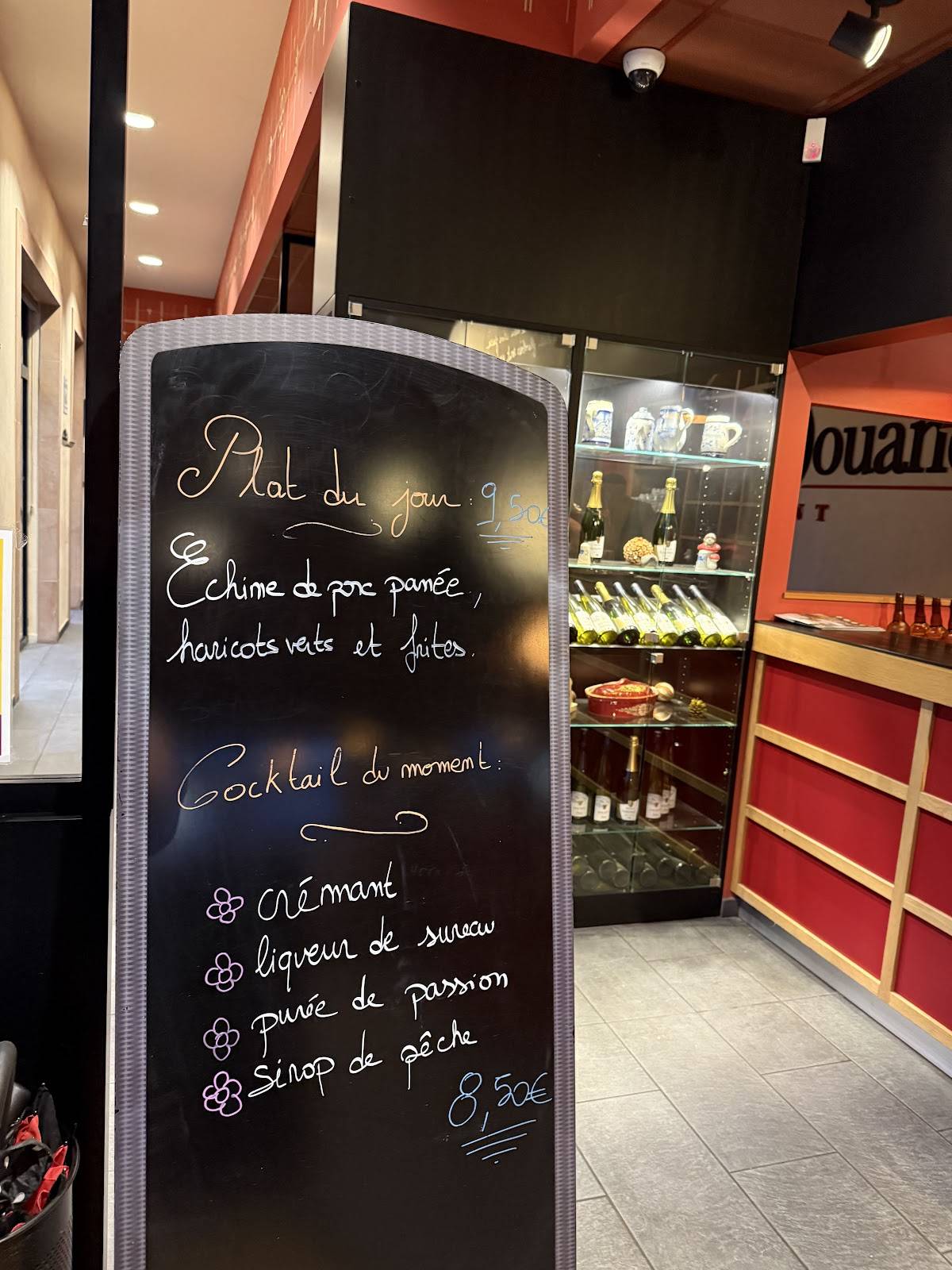 Menu de L'Ancienne Douane - Bernolsheim