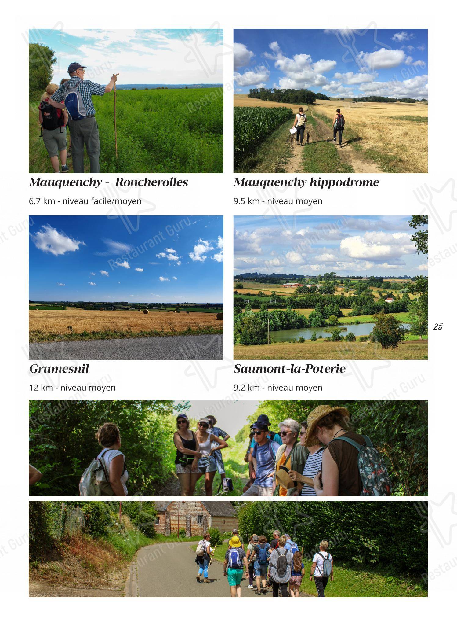 L'Audace dans Le Thil-Riberpré - Menu