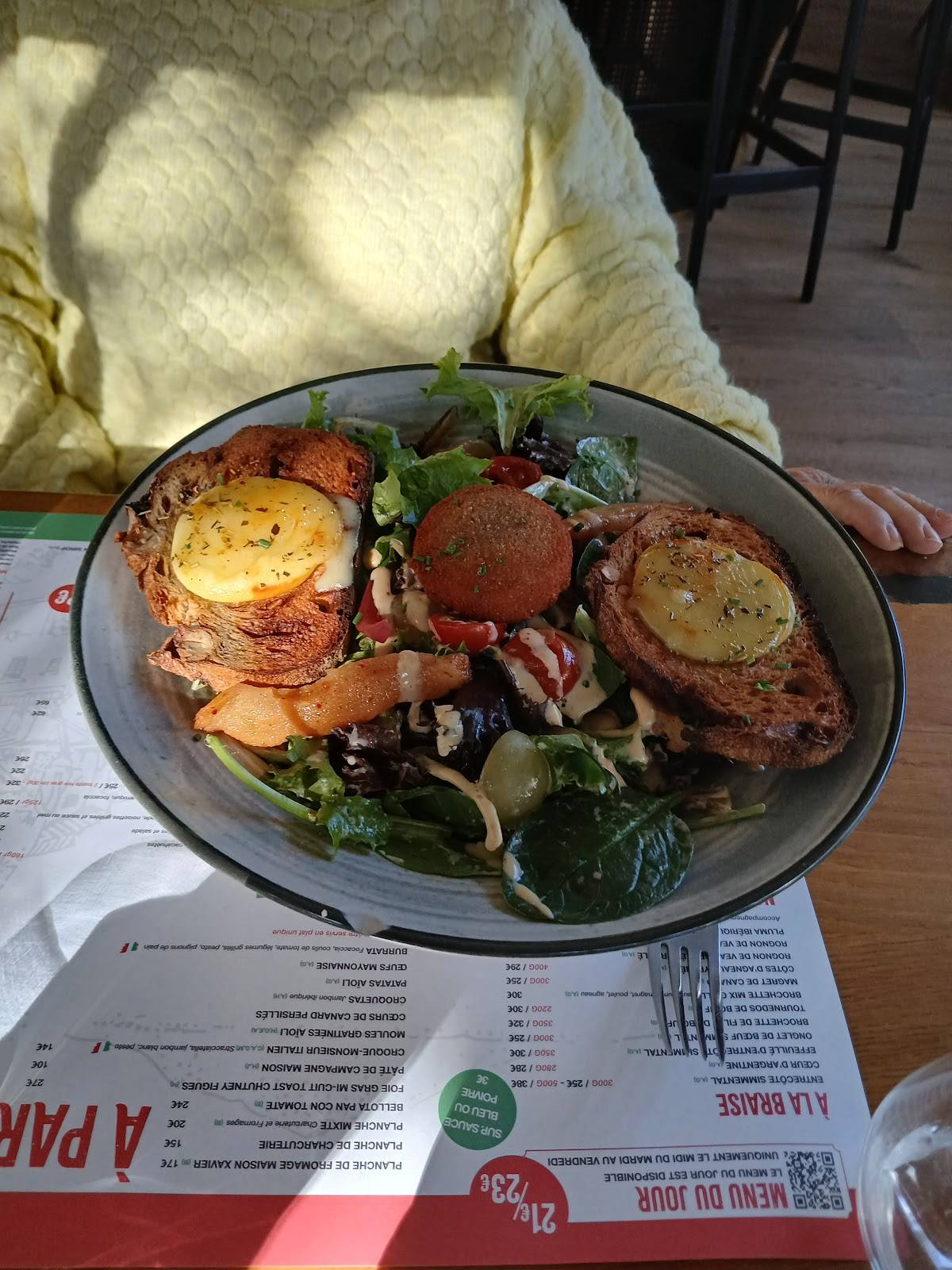 Menu de L'Etable