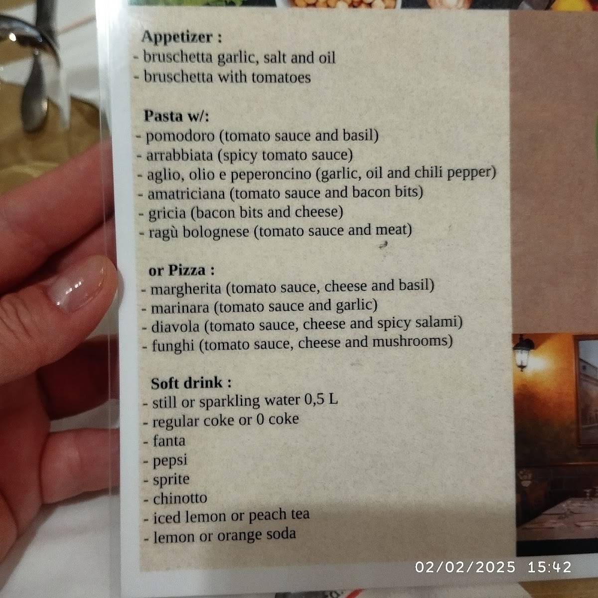 Menu di L'Insalata Ricca - Piazza di Pasquino 