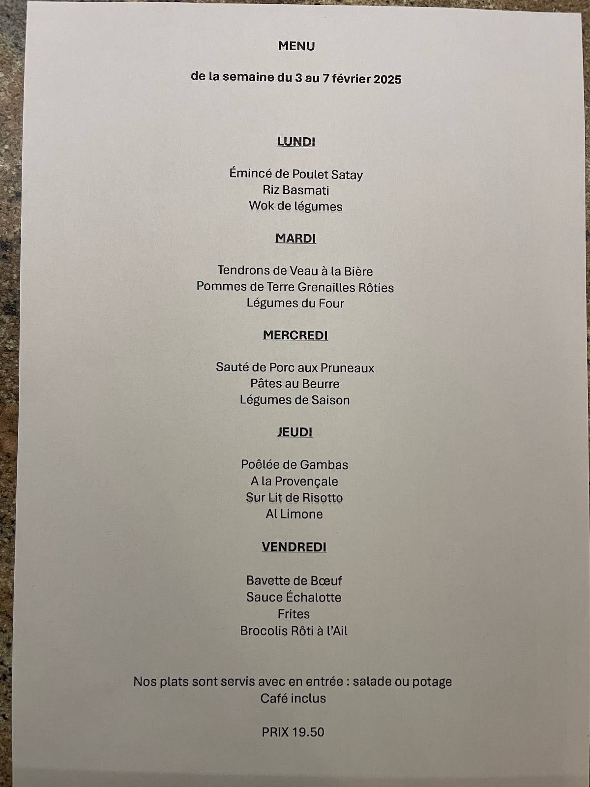 Menu di LS Fontaine Sa 