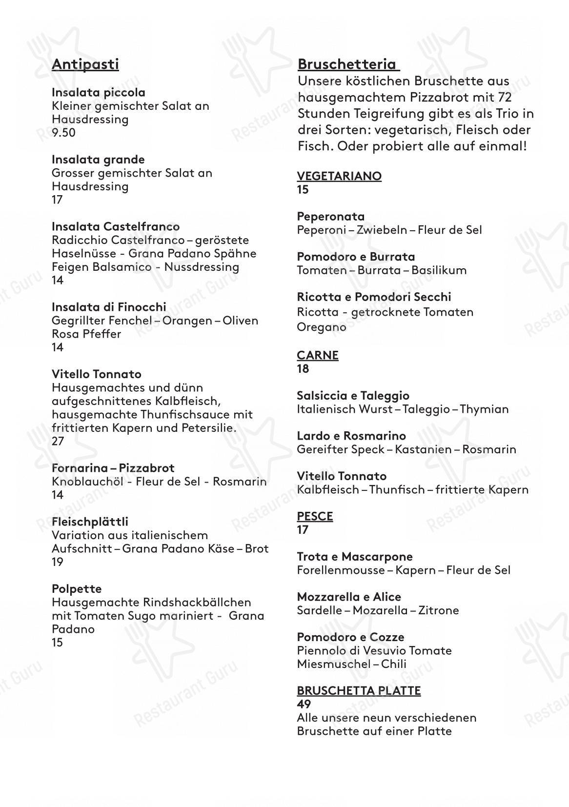 Menu di La Bestia - Pizza Pizza - Menu