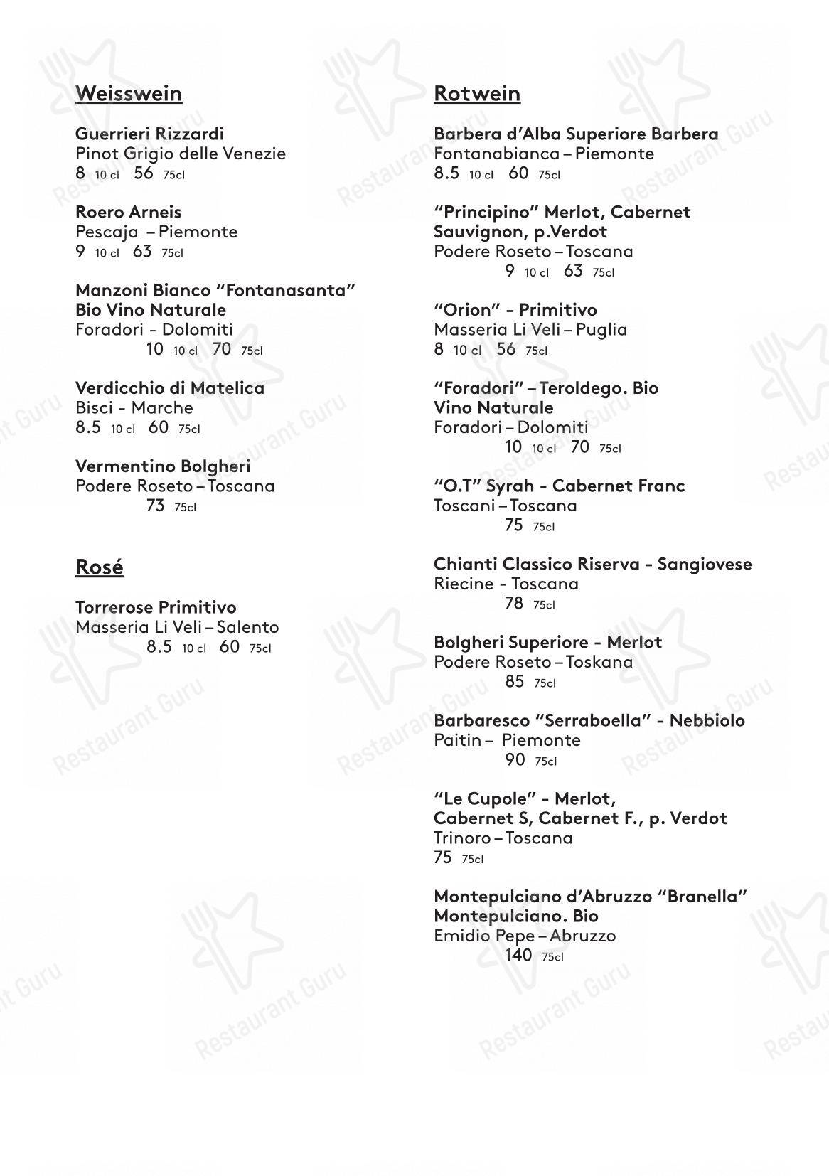 Menu per La Bestia - Pizza Pizza ristorante