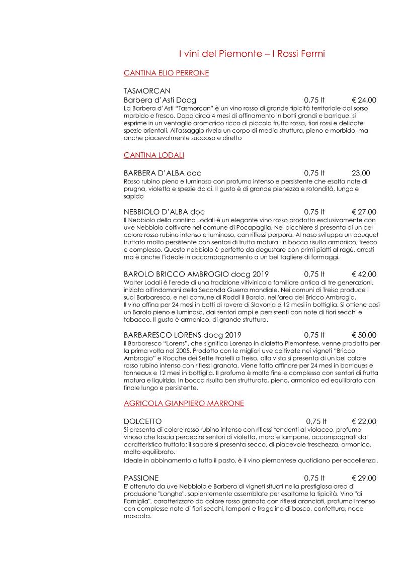 Menu di La Ferramenta del Gusto Emiliano 