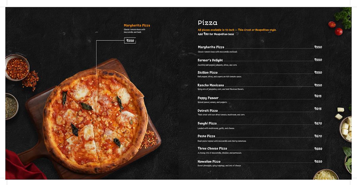 La' Patron Cafe menu