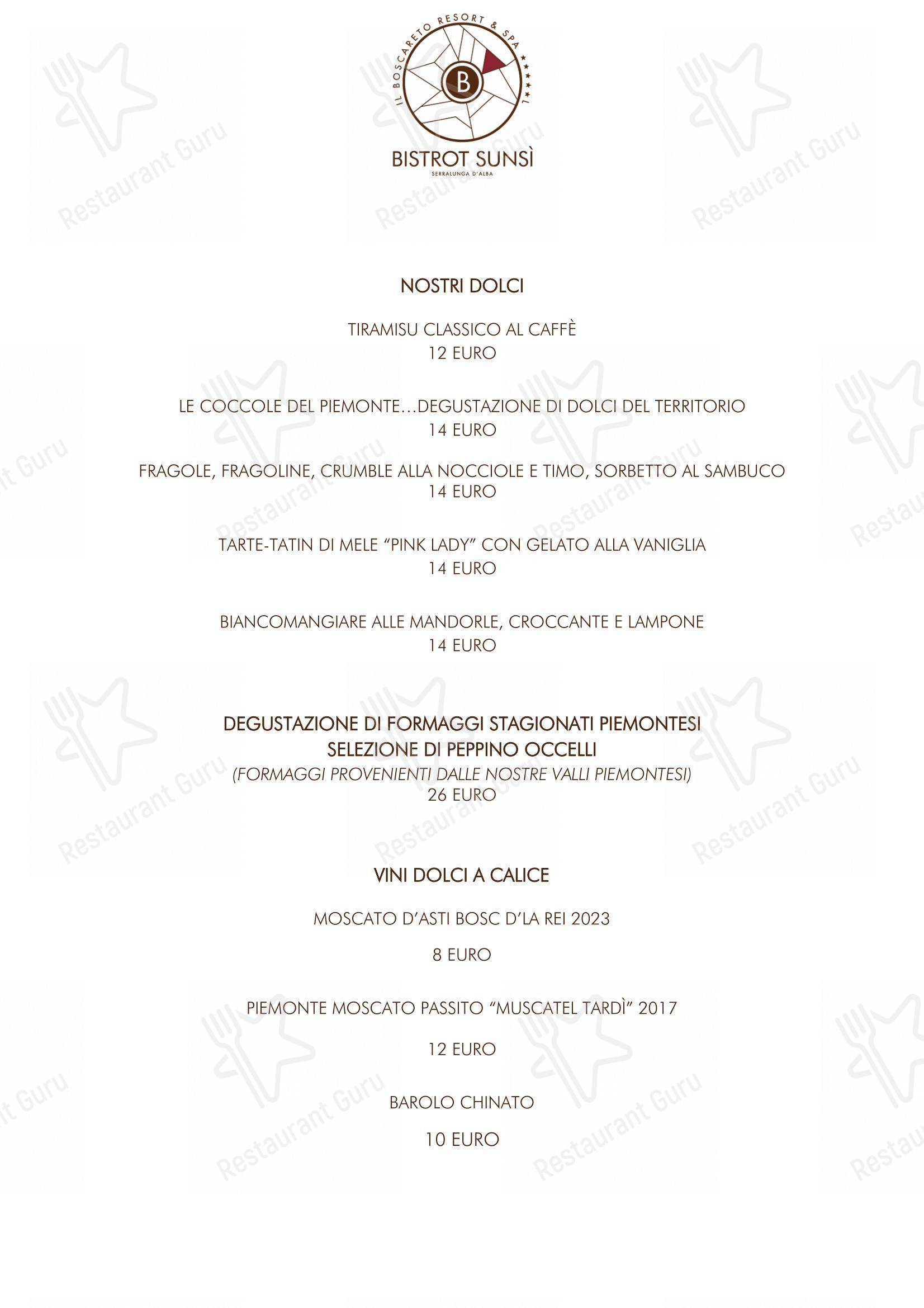 La Rei Natura by Michelangelo Mammoliti in Serralunga d'Alba - Menu