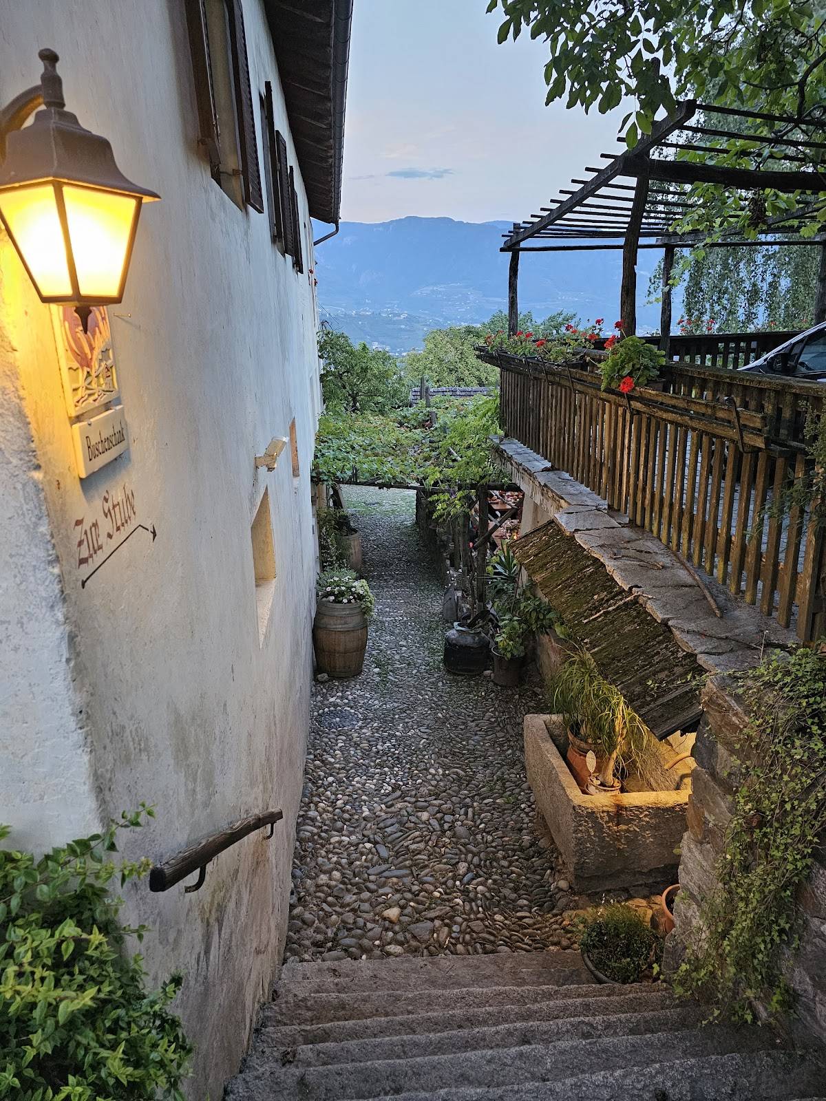 Menu di Schnalshuberhof 