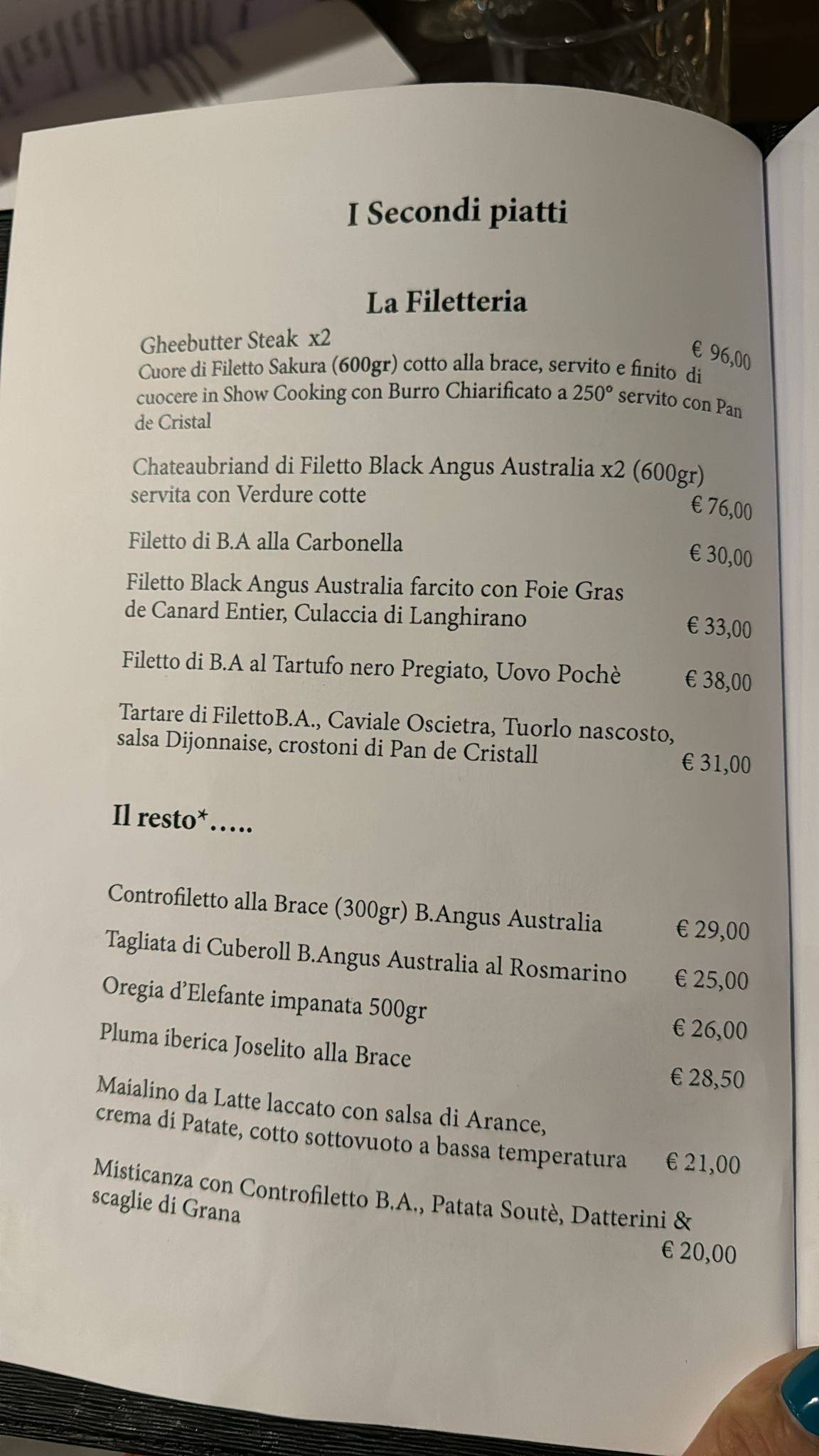 Menu di Lait Garden 