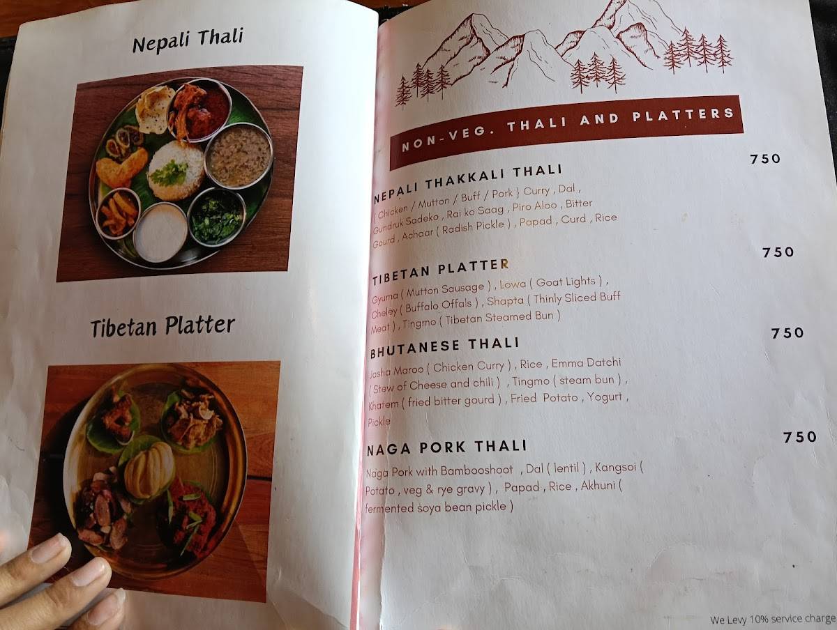 Lama Kitchen - Himalayan Cook House menu