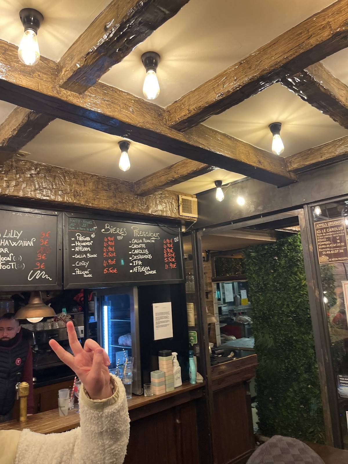 Menu de Le Carolus