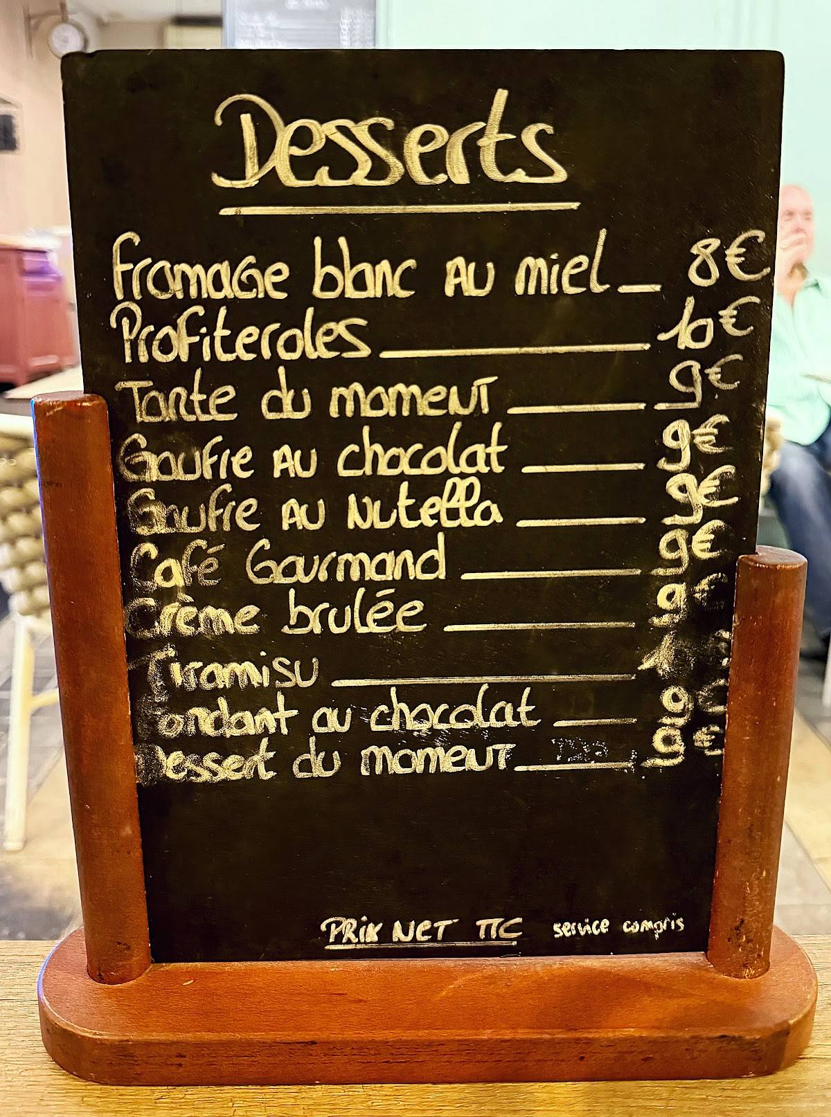 Menu de Le Cénac