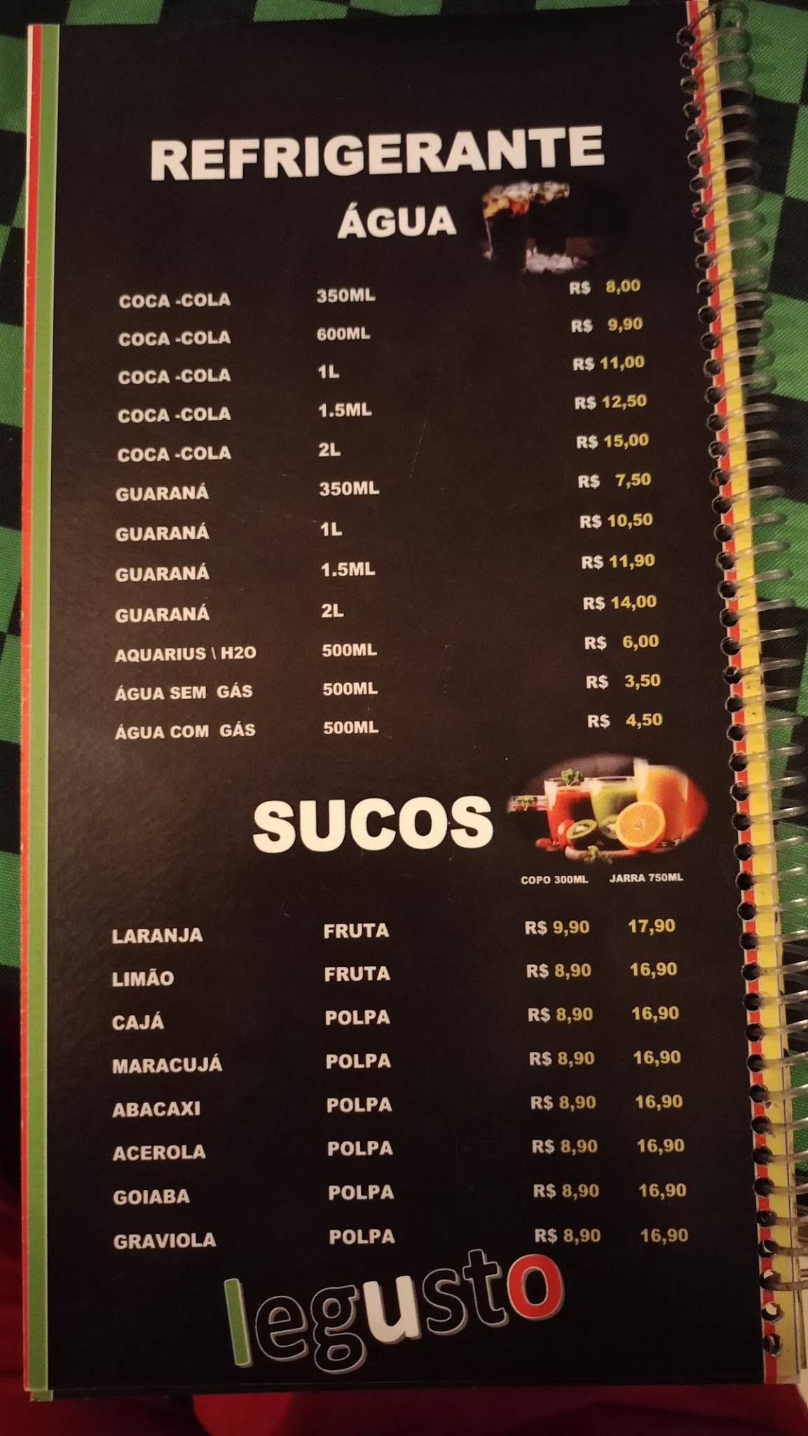 Le Gusto Restaurante & Pizzaria cardápio
