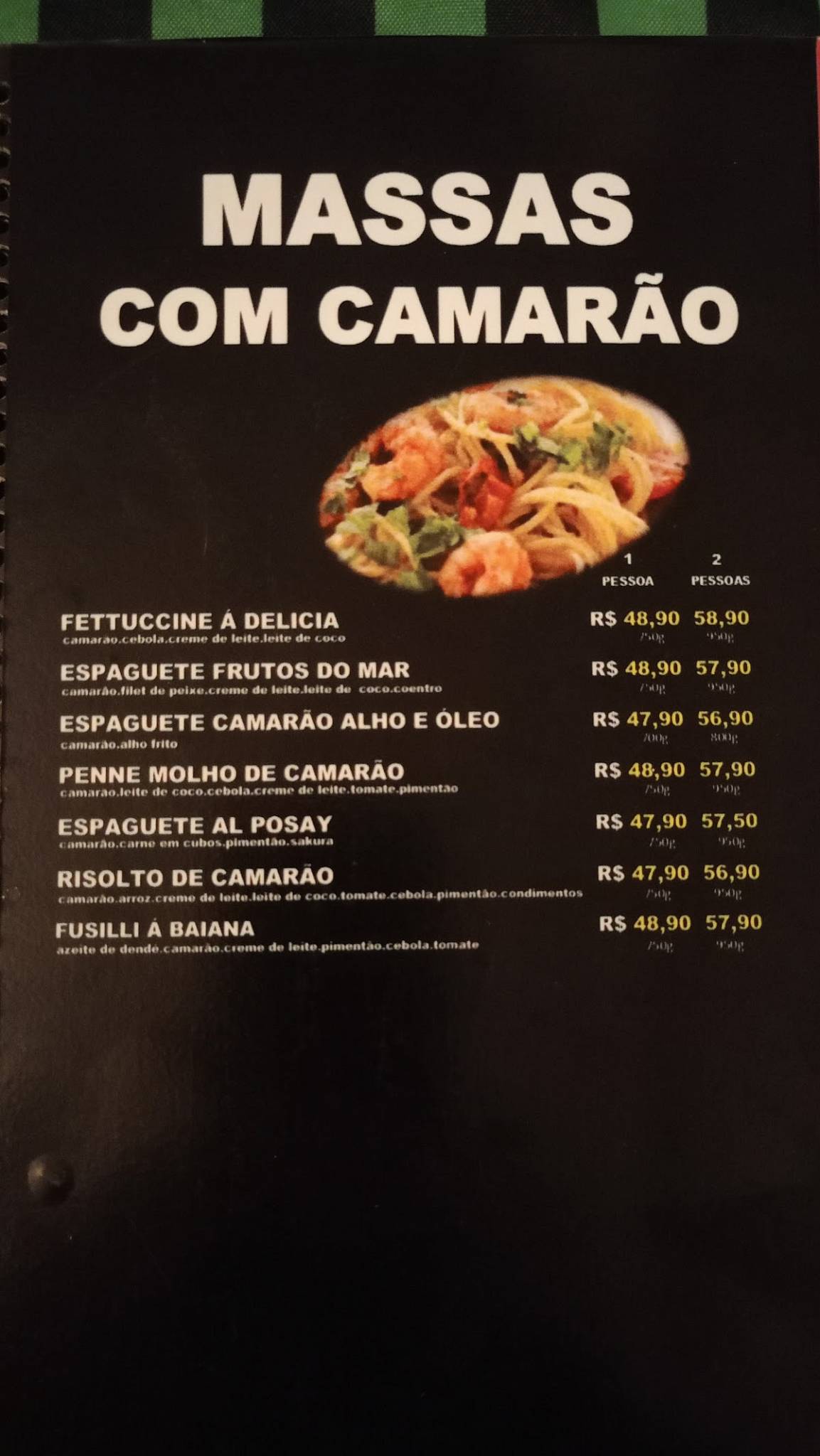 Le Gusto Restaurante & Pizzaria cardápio