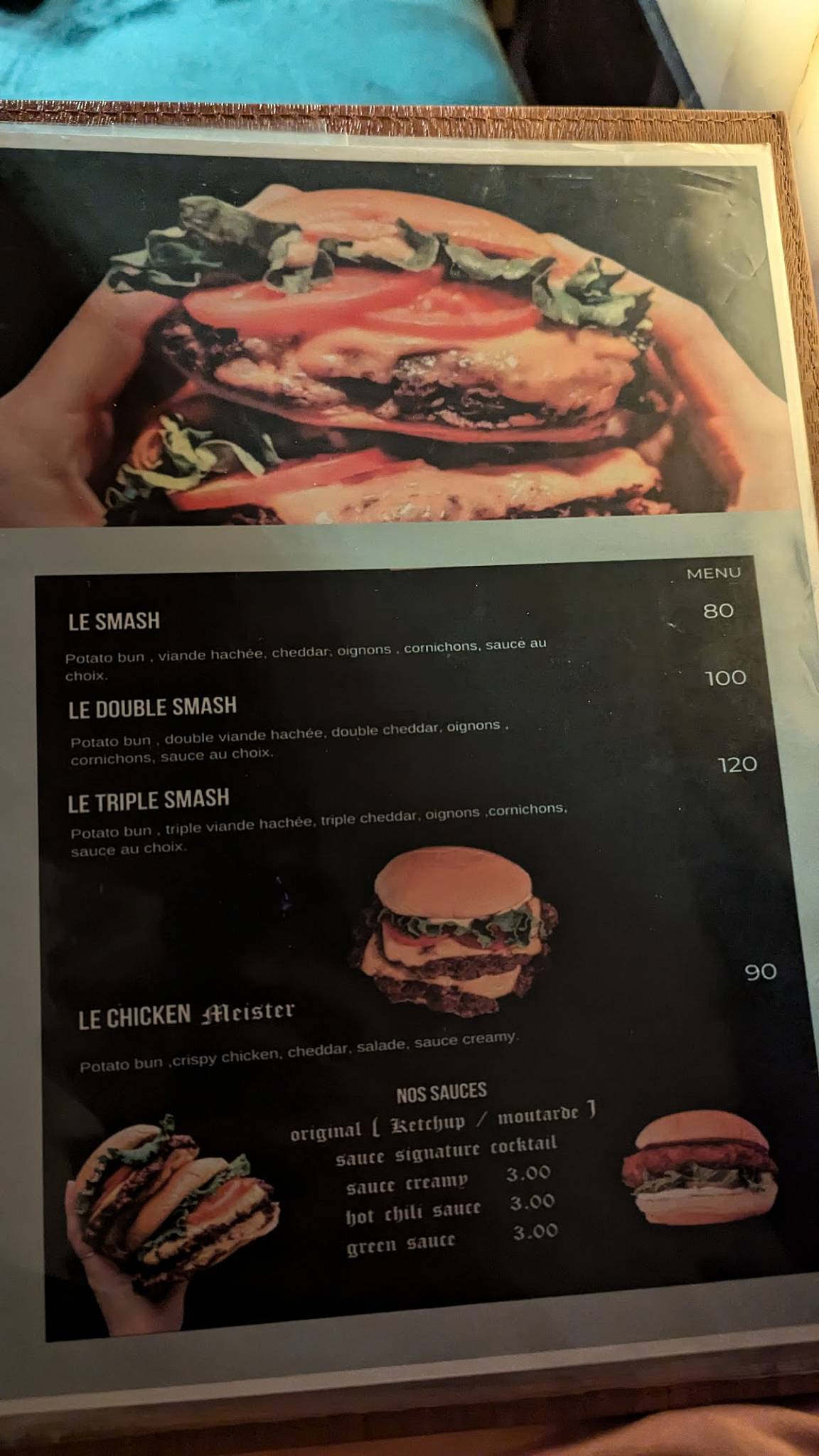Menu de Le Maré Nostrum (Restaurant)