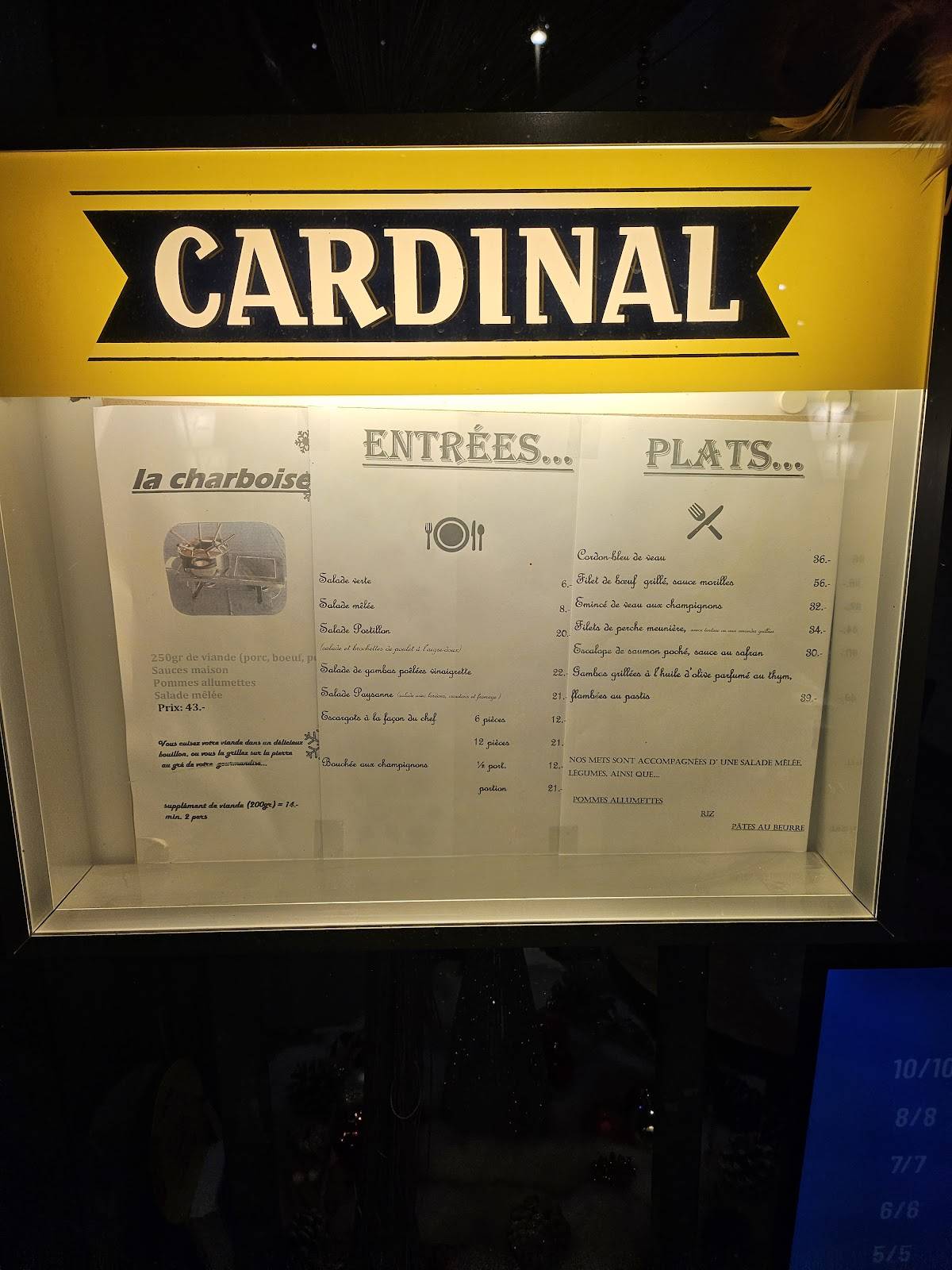 Menu di Le Postillon 