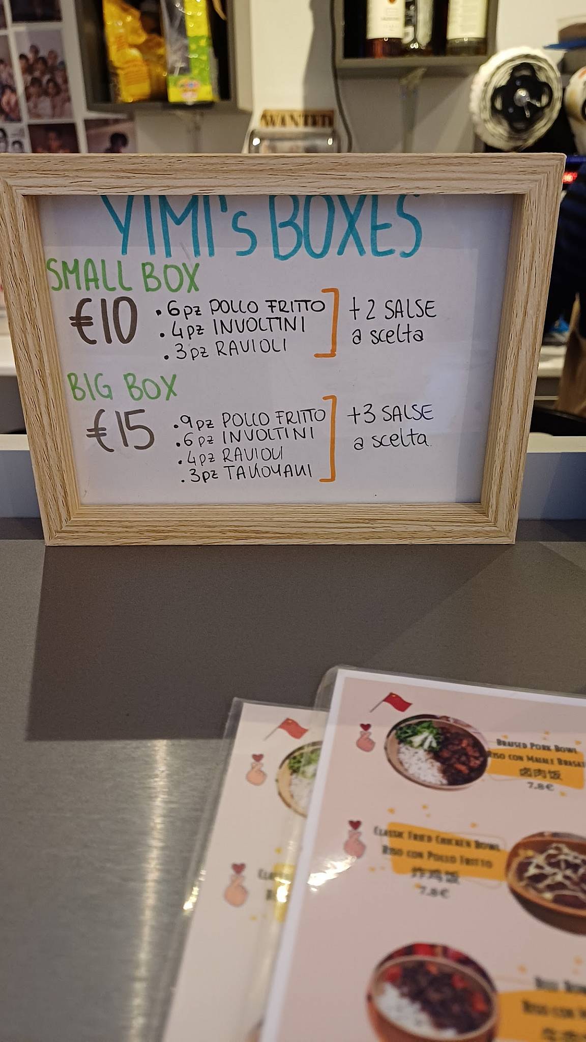 Menu di Yimi Food & Bubble Tea - Specialità Asiatiche 