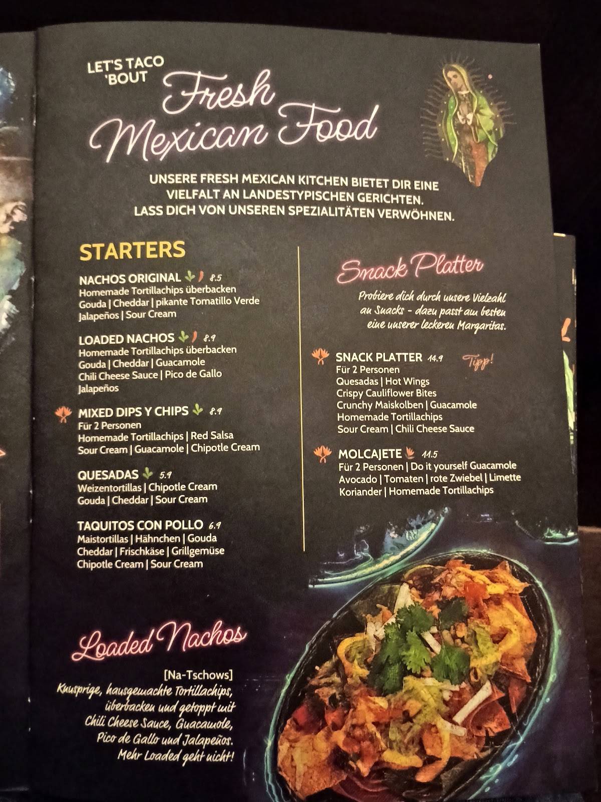Menu de Enchilada Leipzig