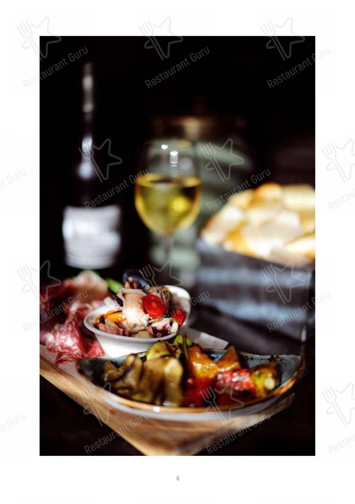 Menu pour Spagos - Коктейльная карта