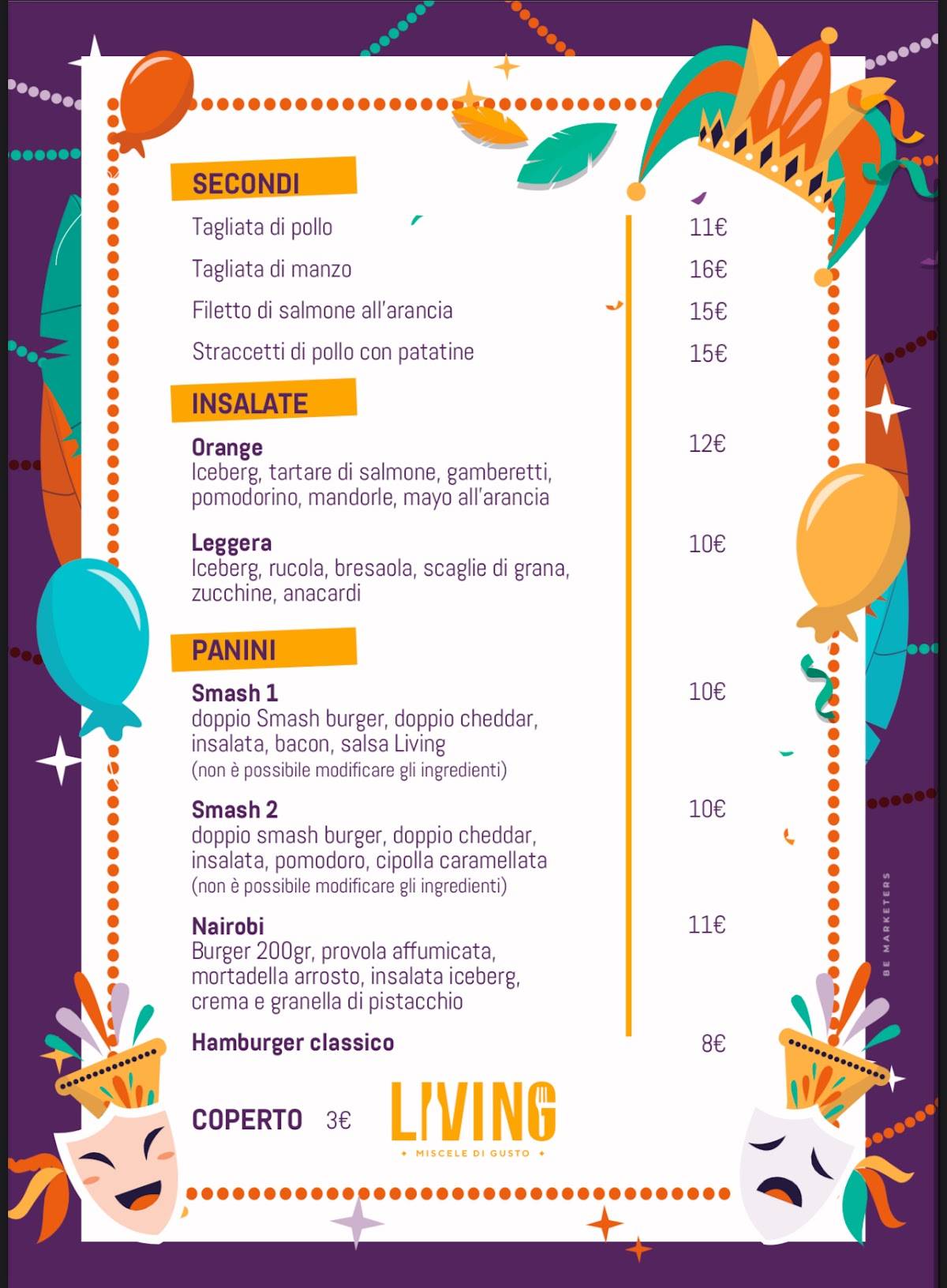 Menu di Living Putignano 