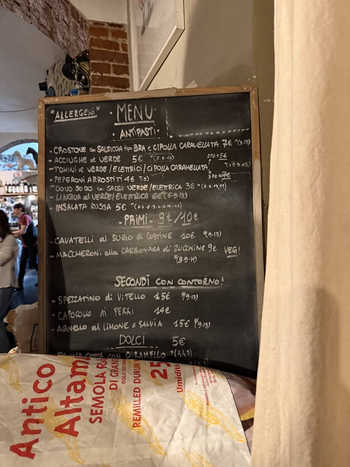 Menu di lo sbarco 