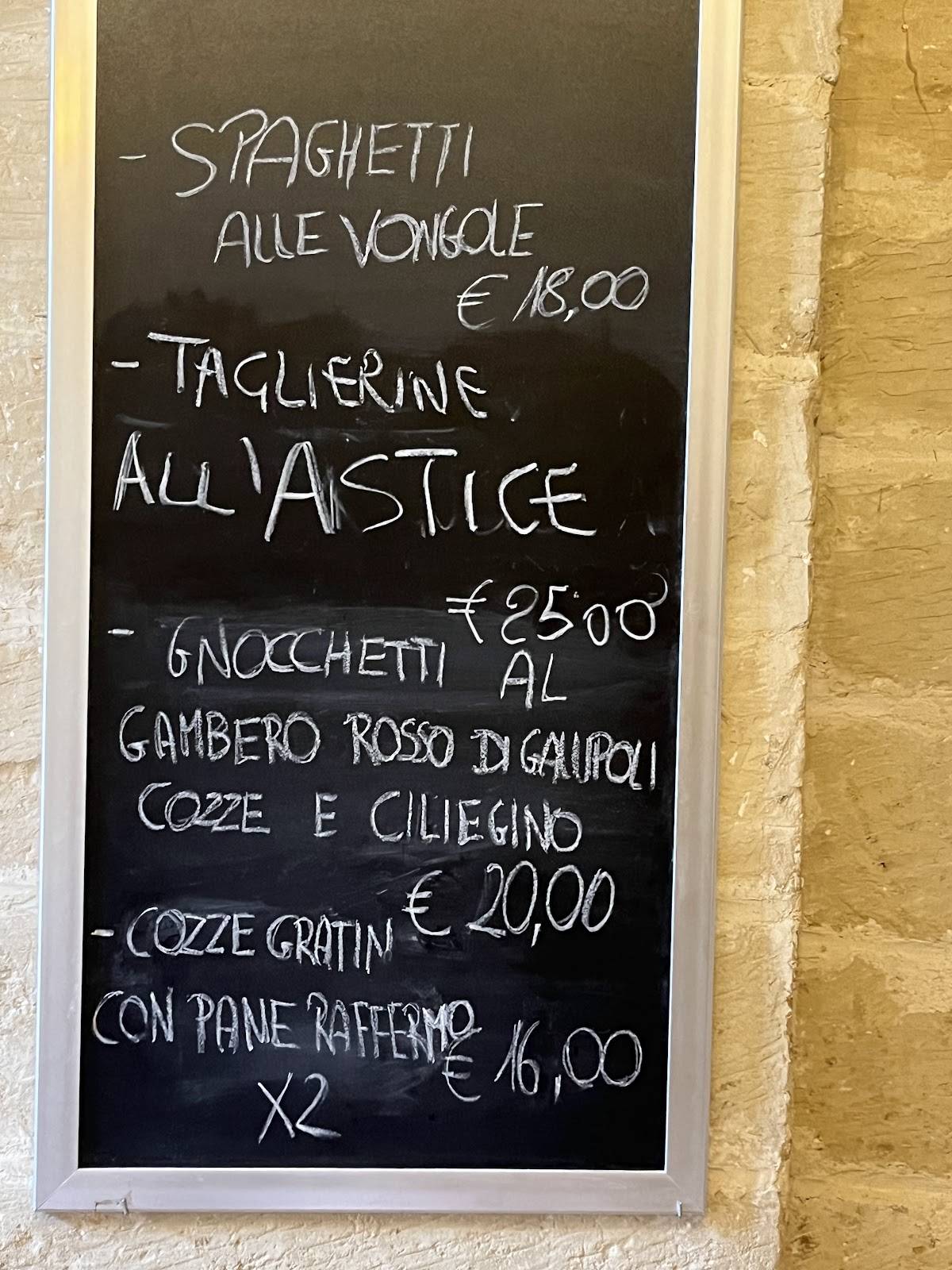 Menu di Locanda Dei Semplici 
