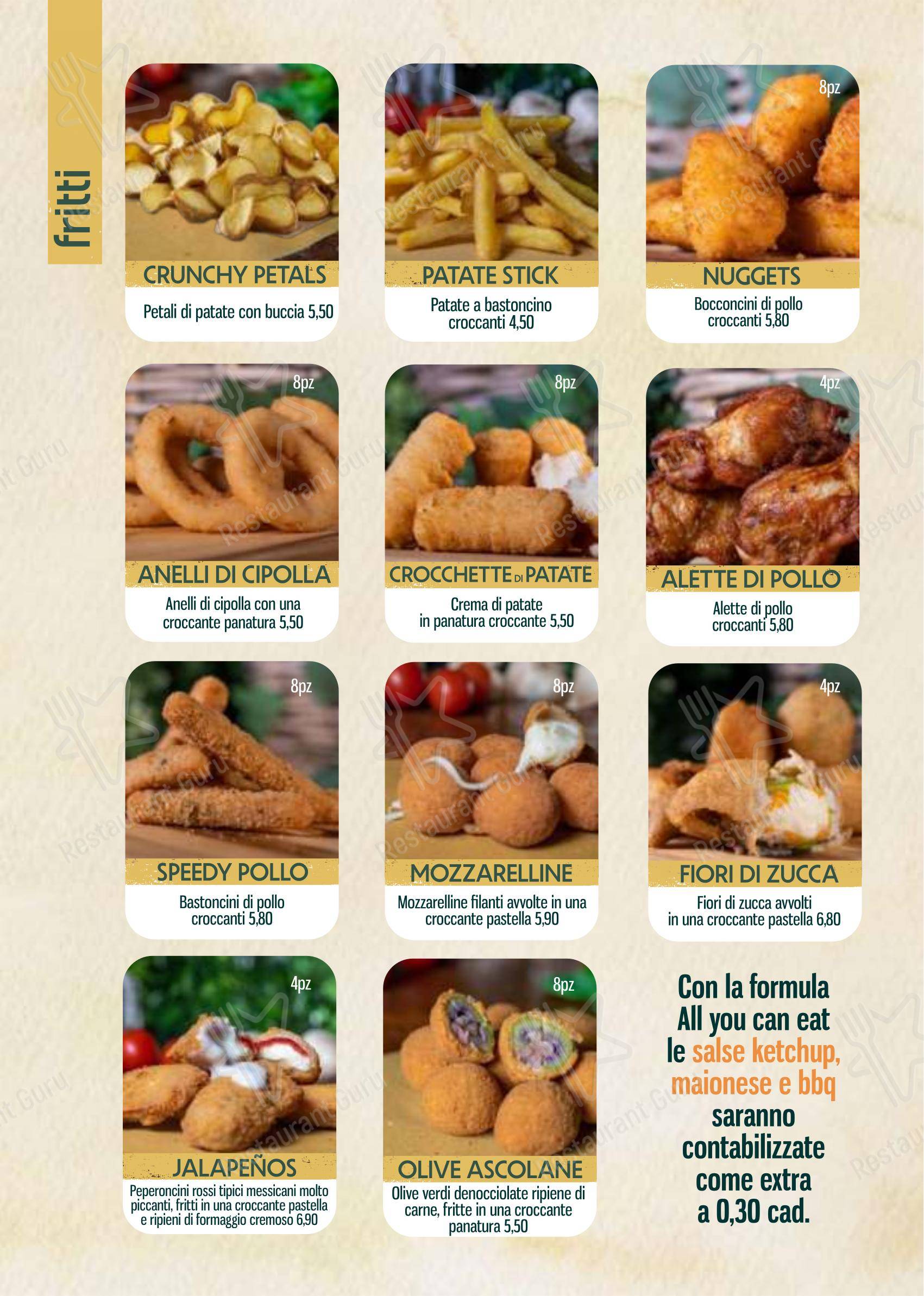 Menu di Longevia Gubbio - Основное меню