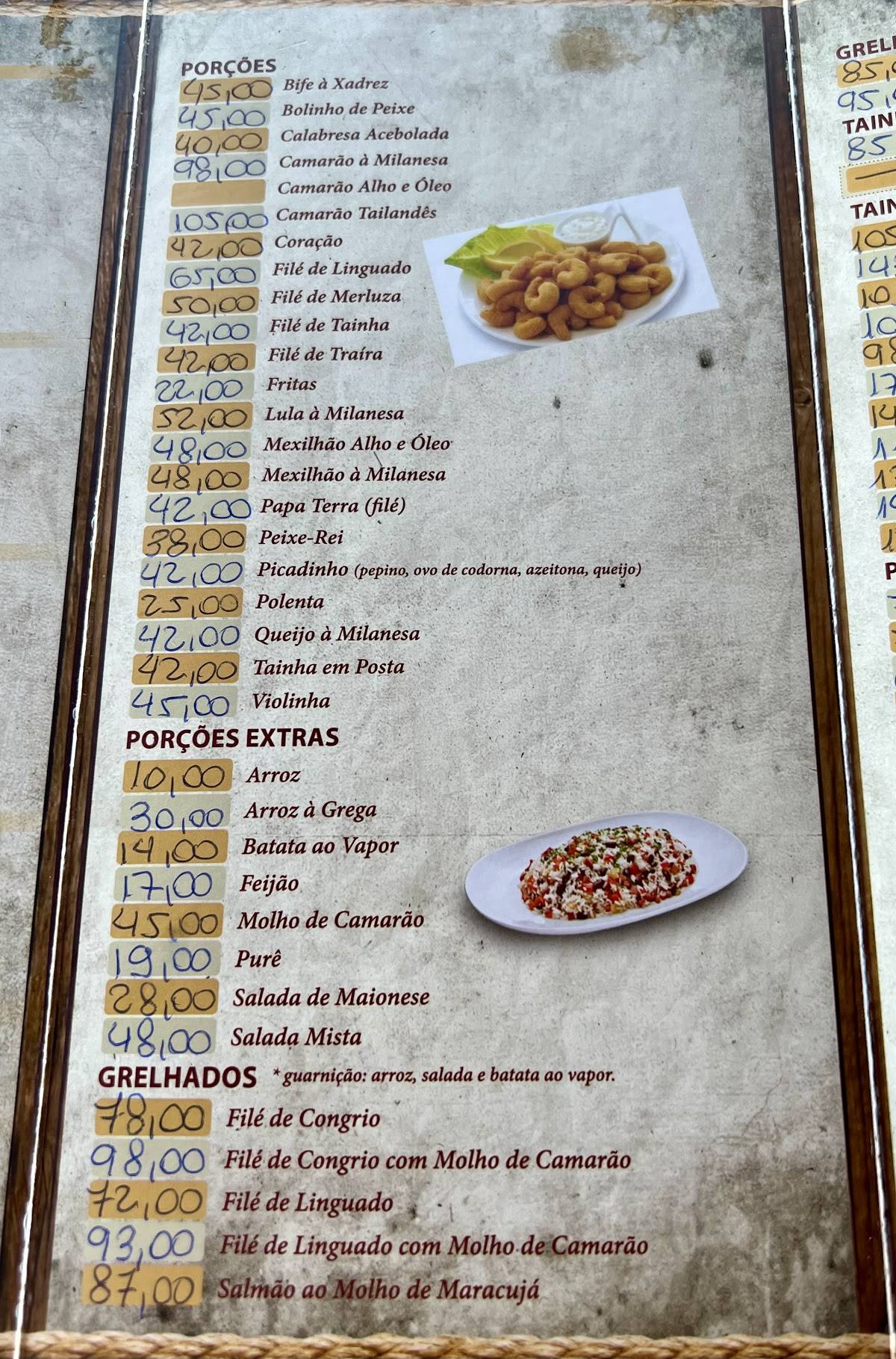 Lua Mar Pizzaria cardápio