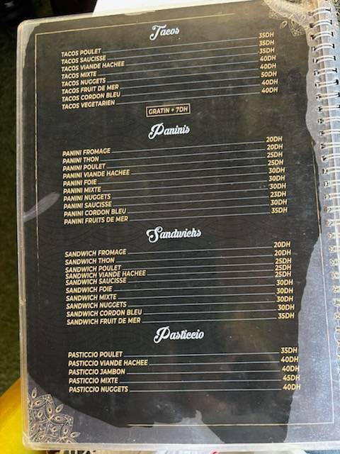 Menu de M-Simple