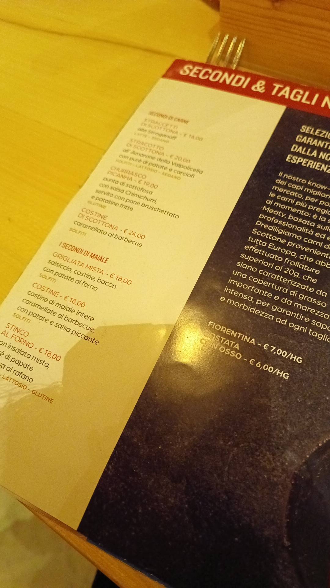 Menu di MEATY 
