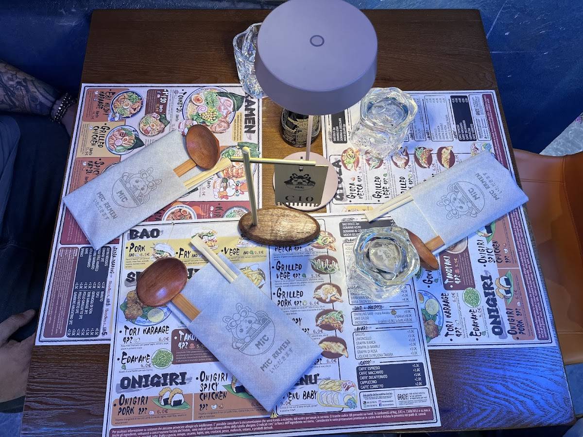 Menu di MIC RAMEN Desio 