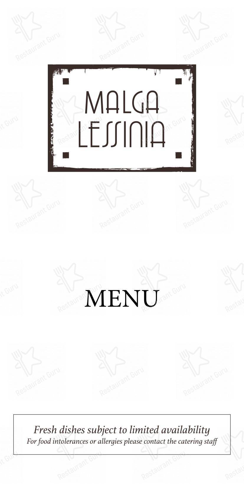 Menu di Malga Lessinia - Menu