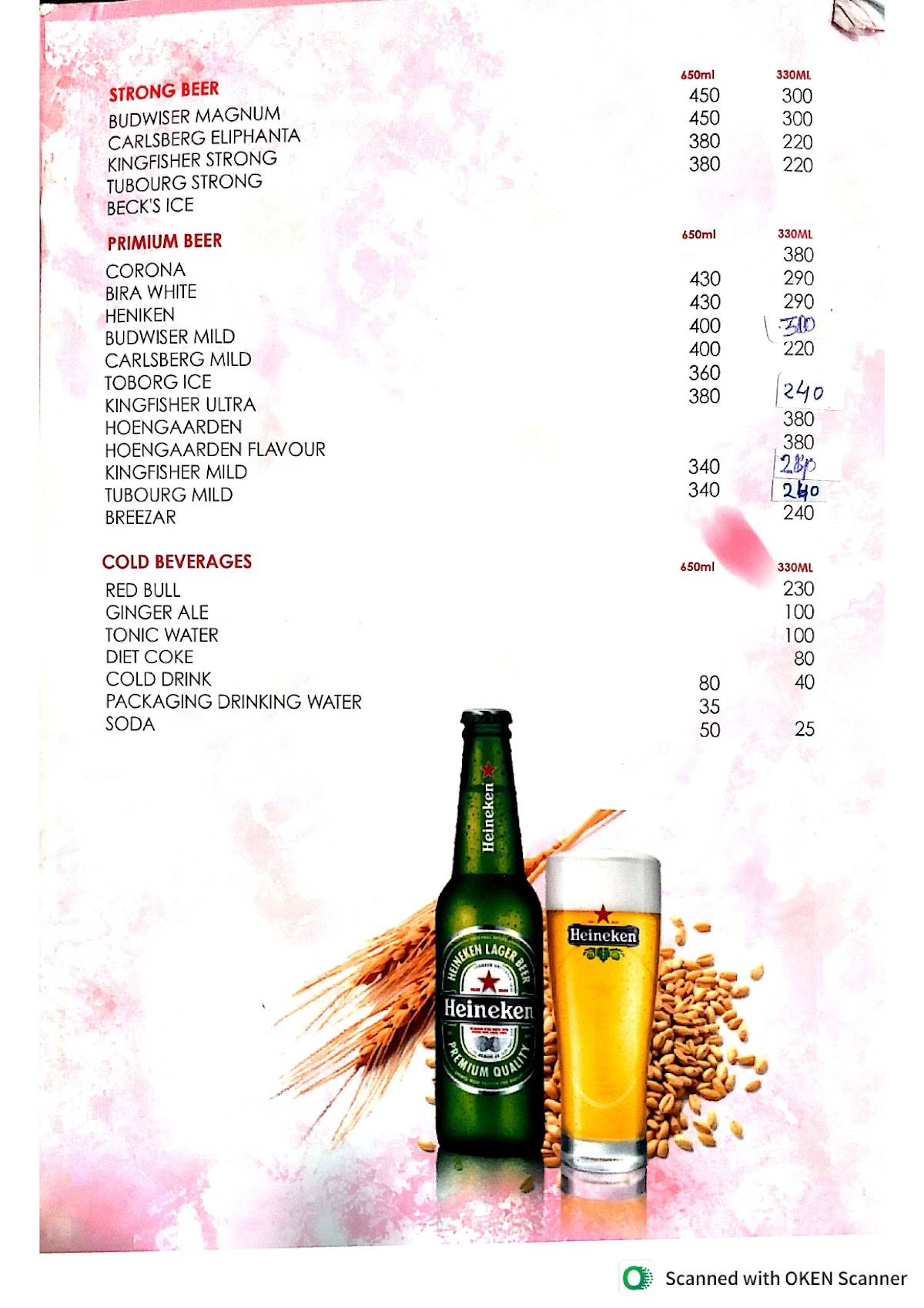 Mallow Garden Resto Bar menu
