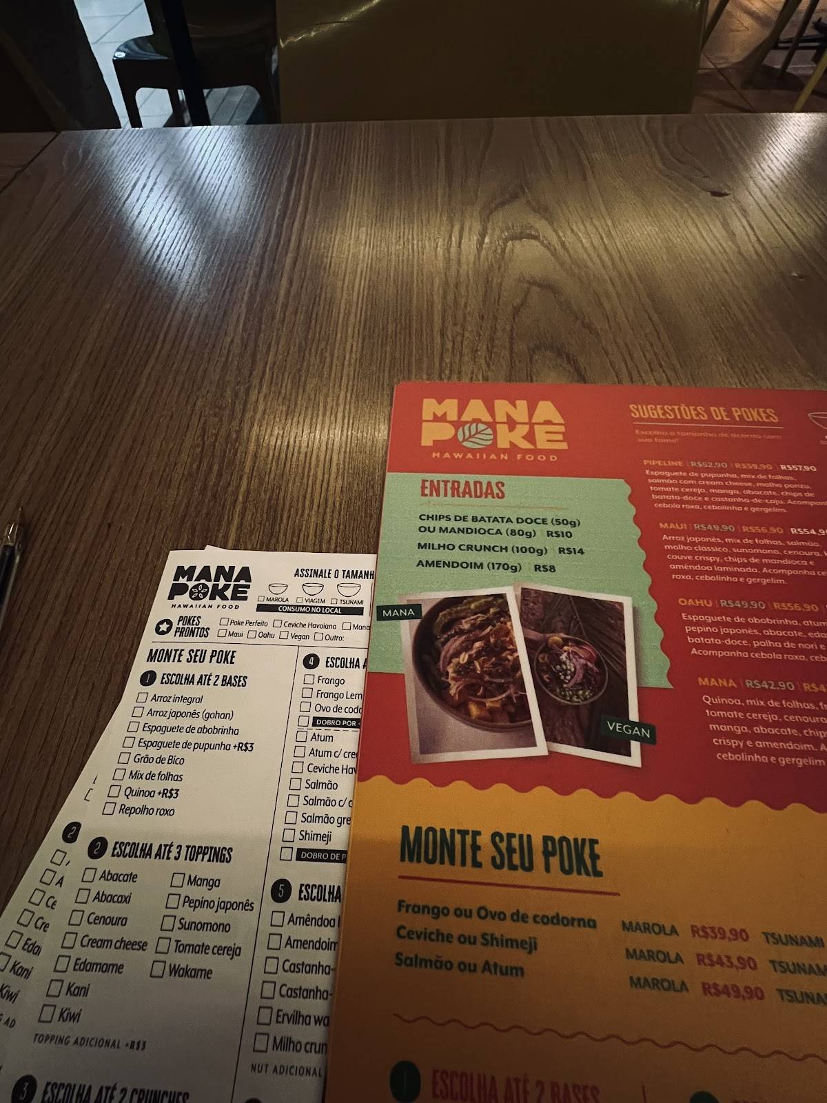 Mana Poke Ribeirão Preto cardápio