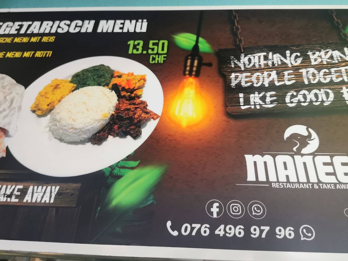 Menu di Maneez 