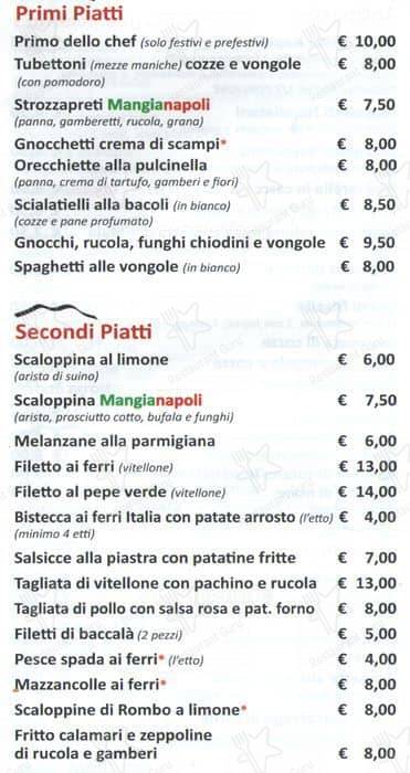 Menu di Mangianapoli 