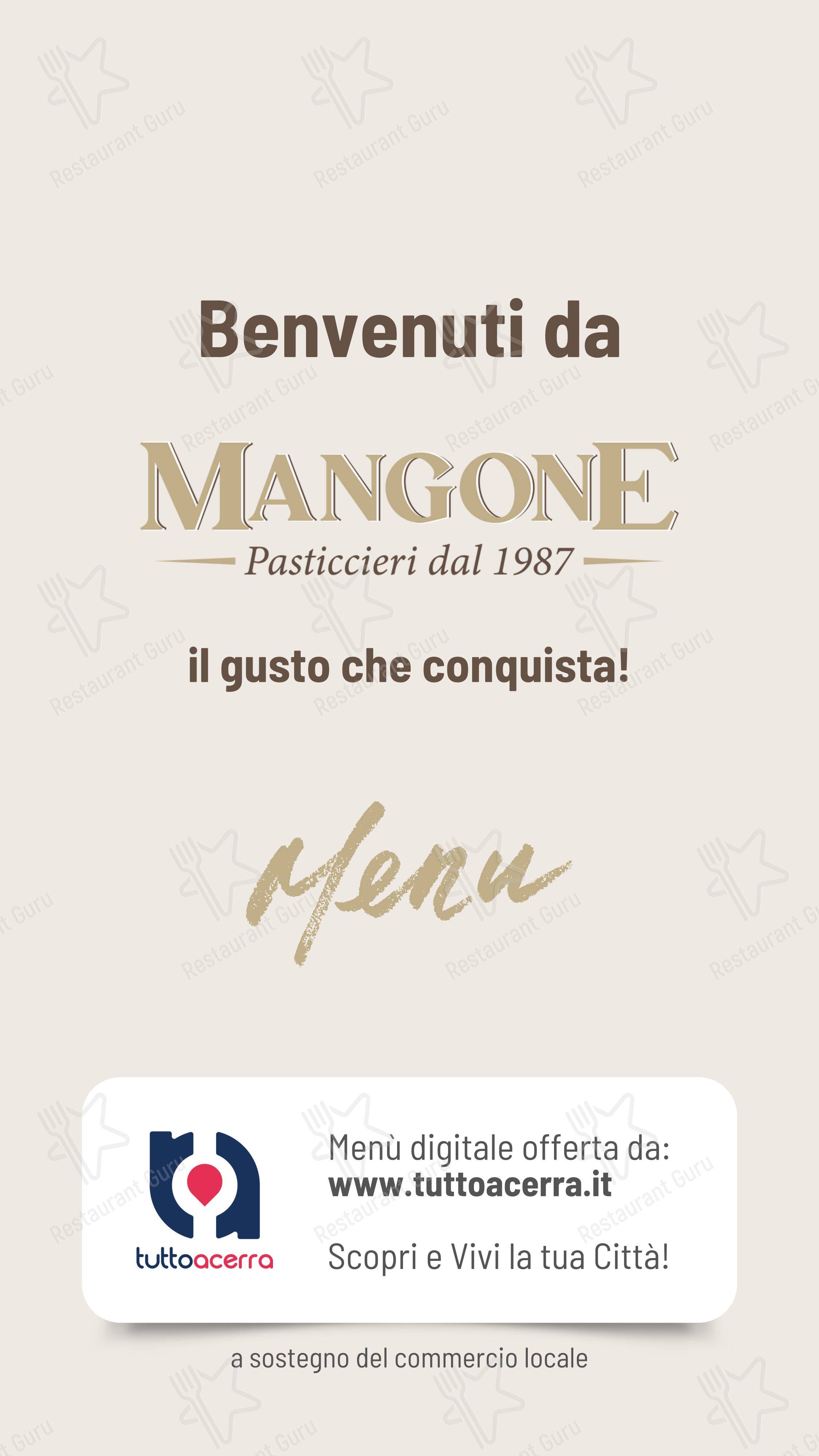 Mangone Pasticcieri in Acerra - Menu