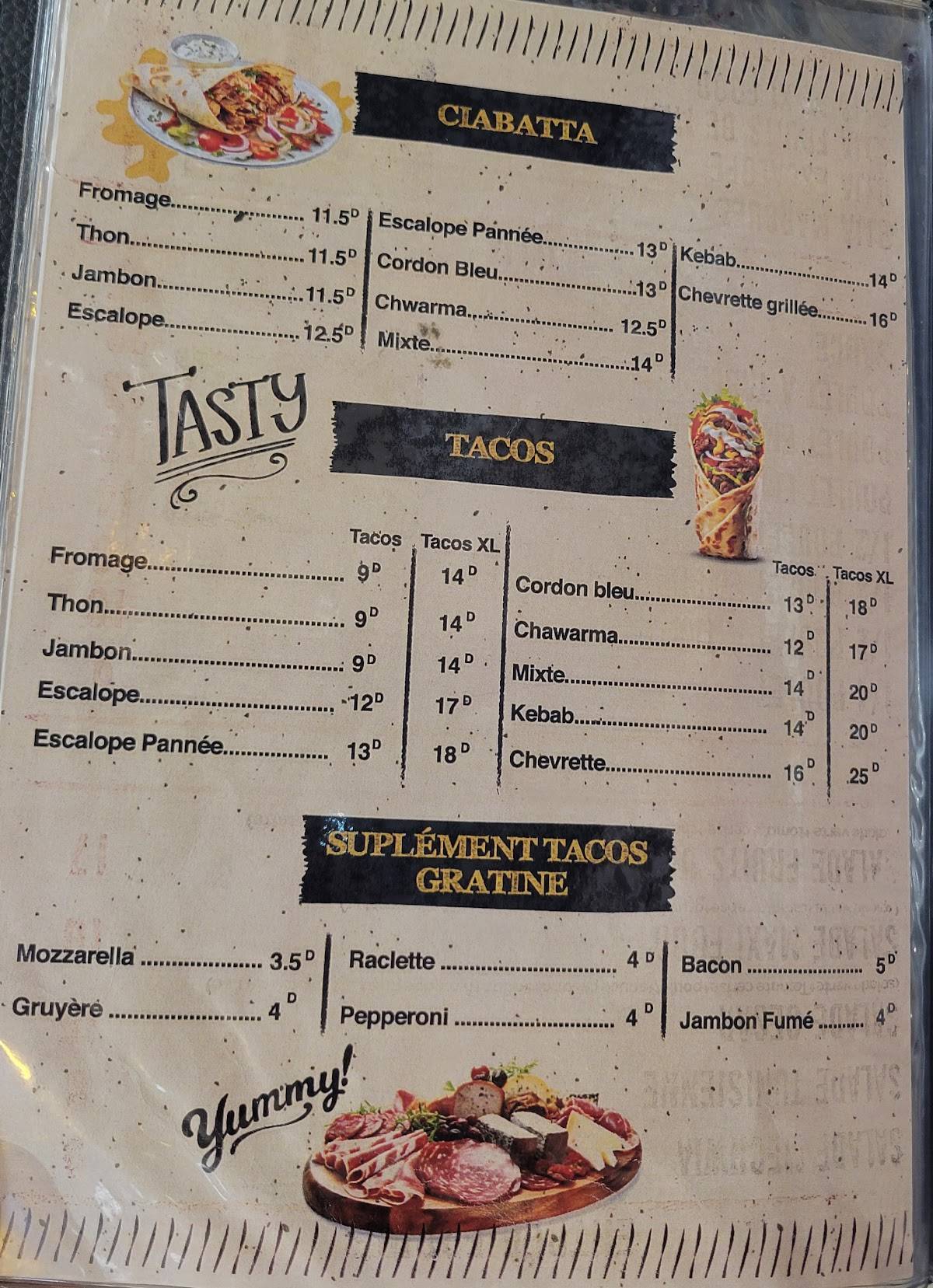 Menu de Maxi Food