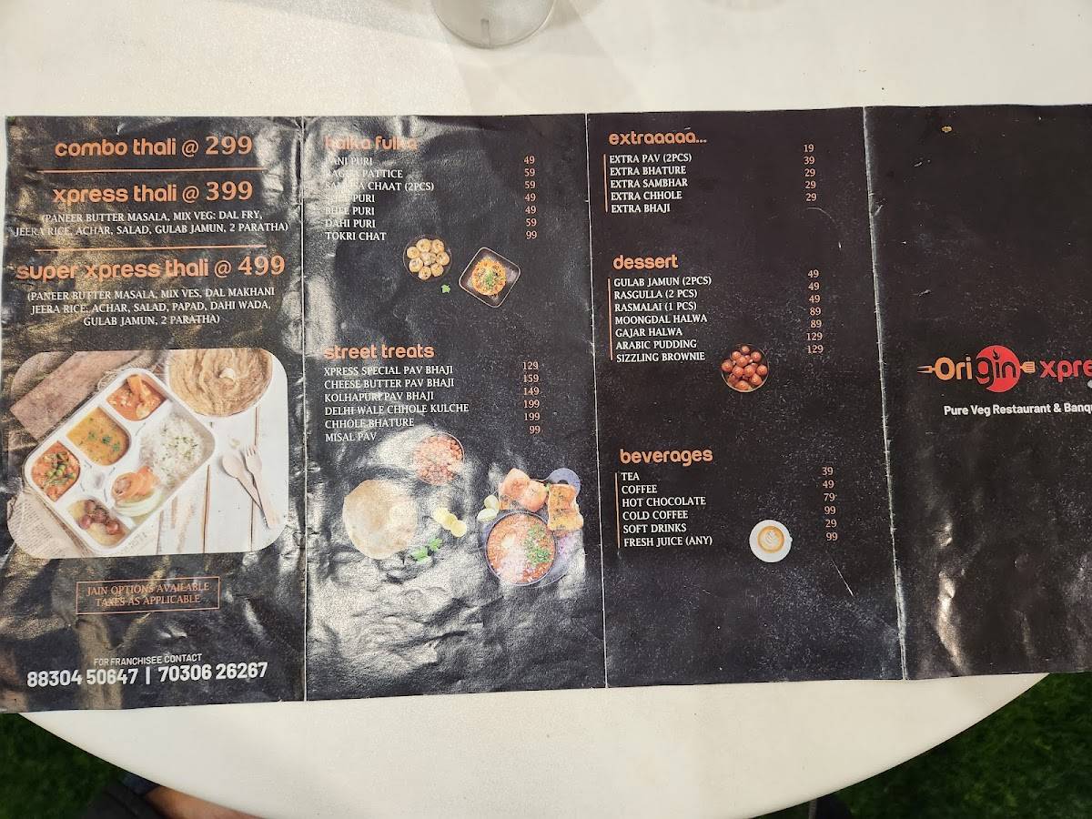 Mantra Fine Dine Restaurant & Bar menu