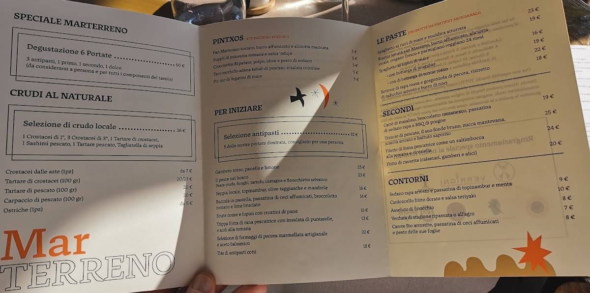 Menu di Marterreno Ristorante 
