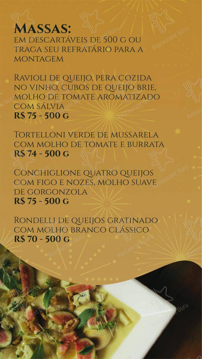 Menu bar para Marcolini Empório em Curitiba