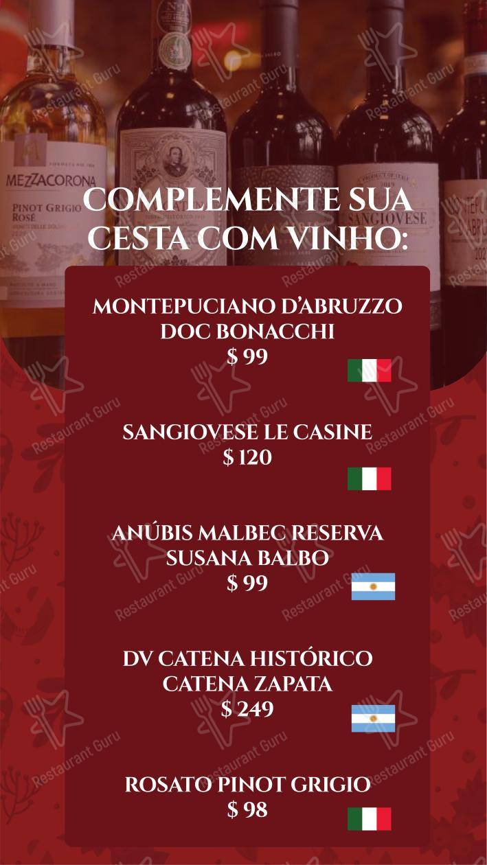 Marcolini Empório - Menu