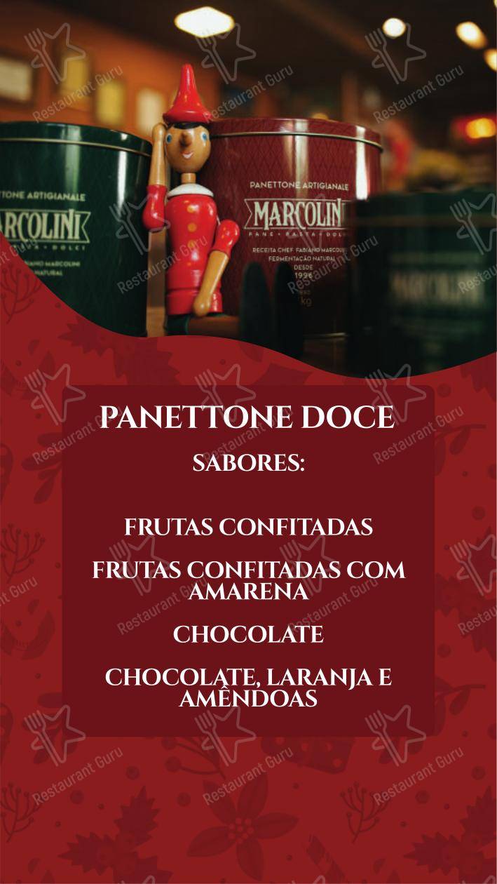 Marcolini Empório em Curitiba - Menu