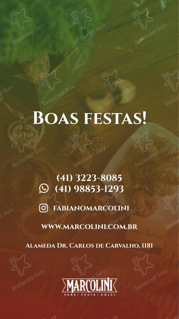 Menu para Marcolini Empório restaurante