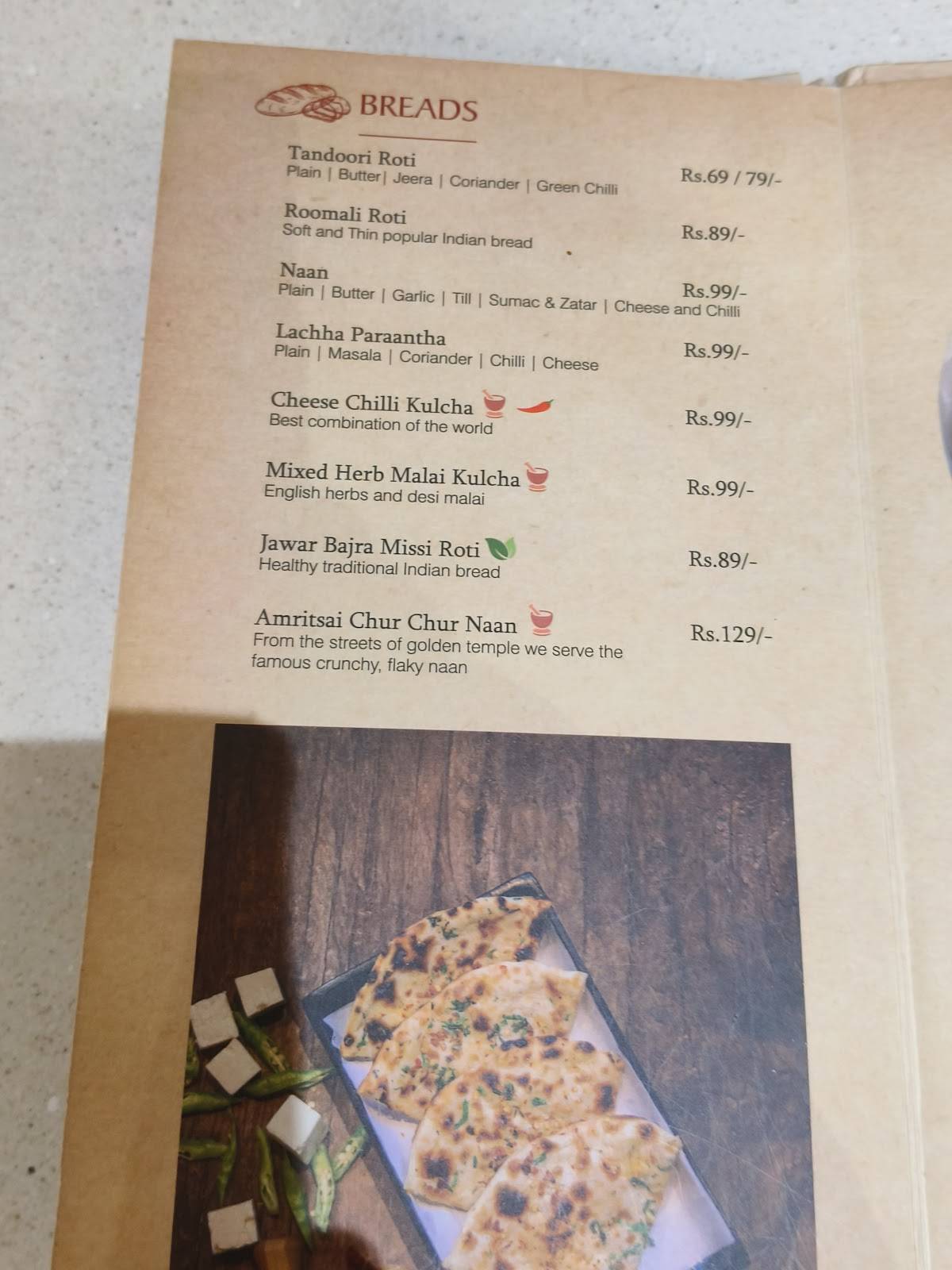 Masala Republic by Dadu's menu