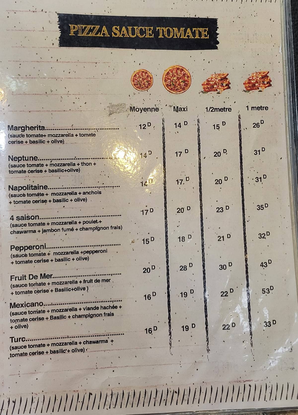Menu de Maxi Food