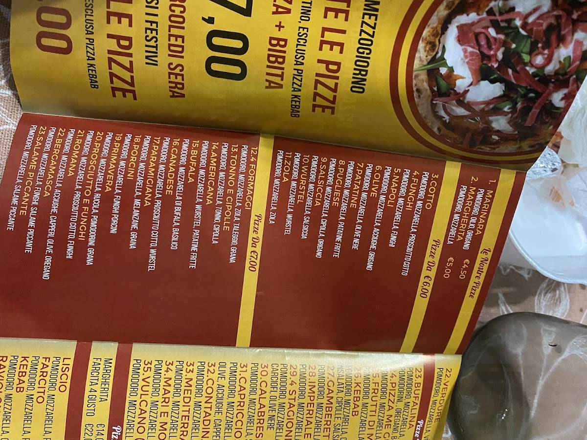 Menu di M 