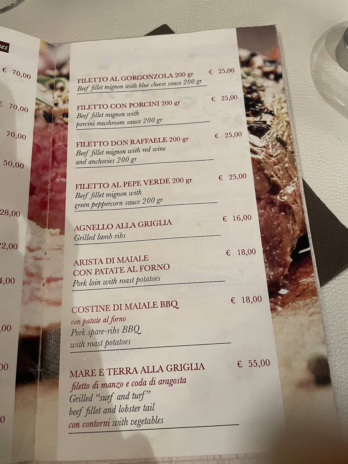 Menu di Meating 