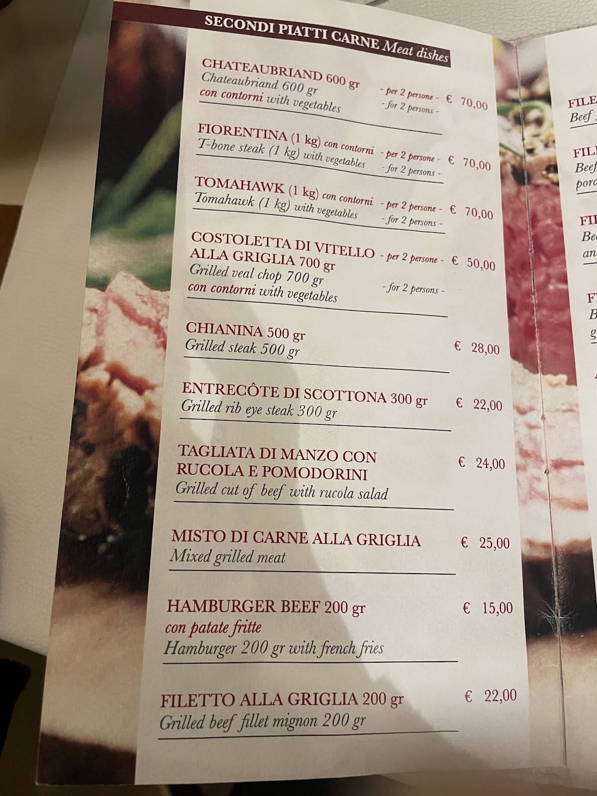 Menu di Meating 