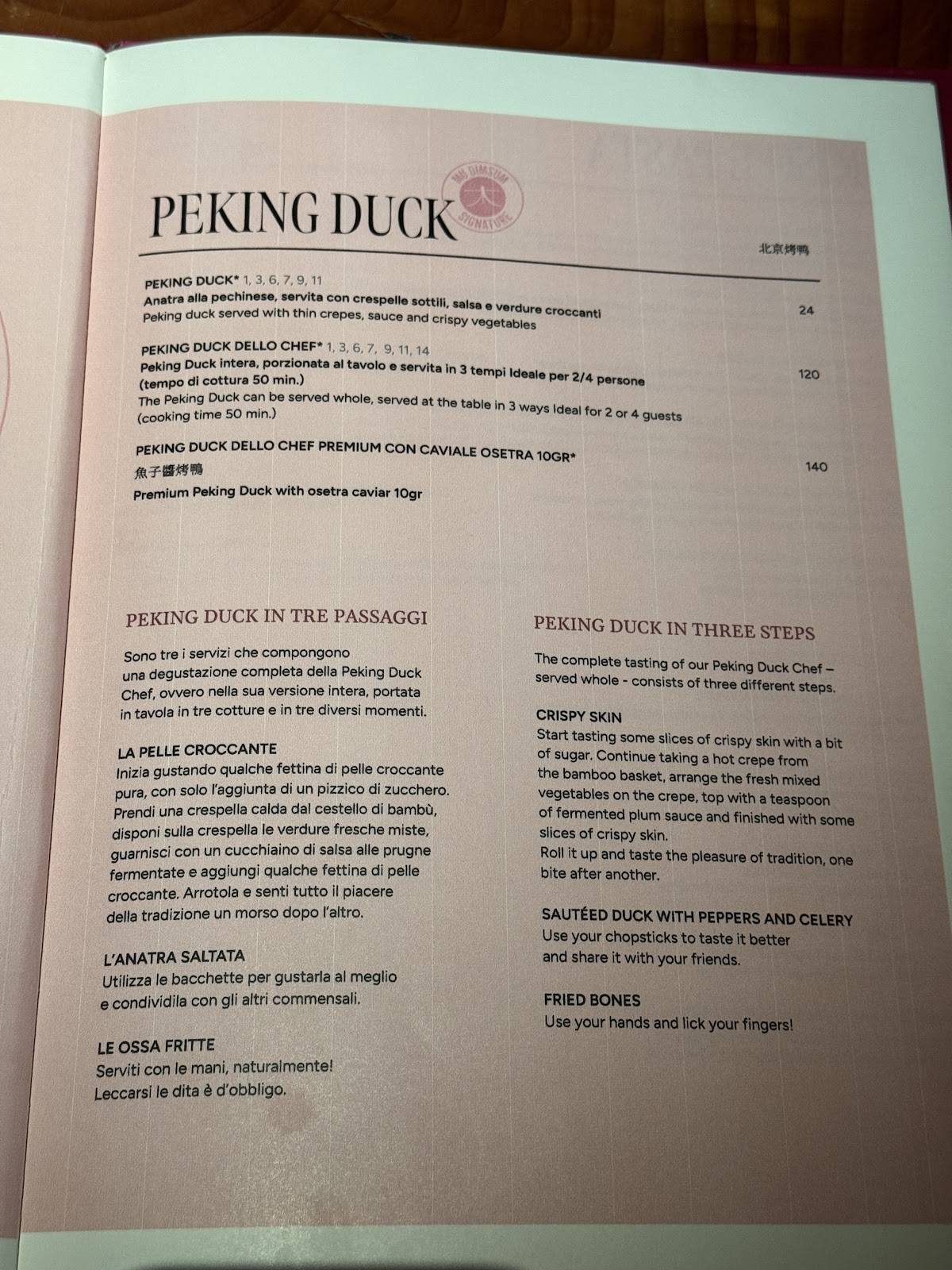 Menu di MU dimsum 